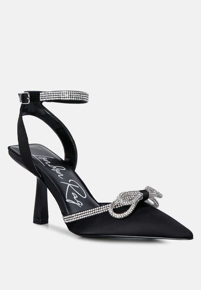 tantrum mid heel diamante jewel sandals#color_black
