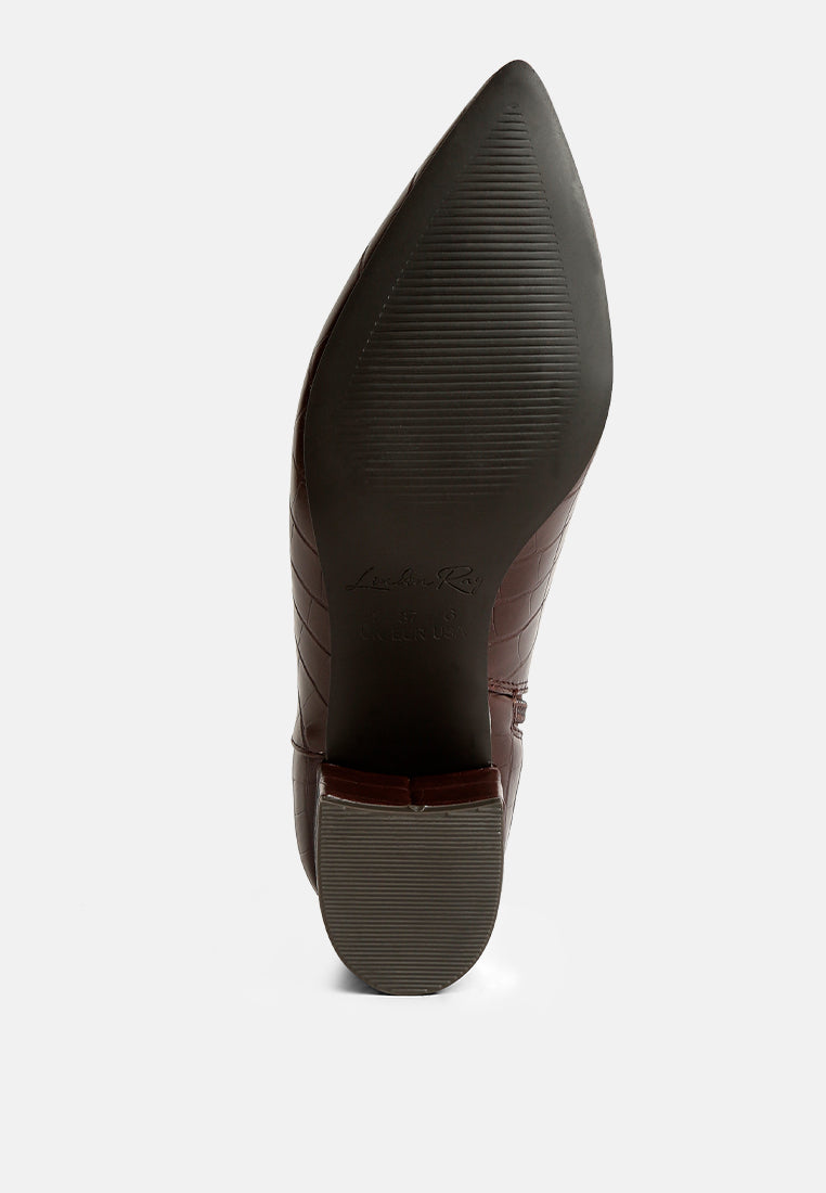 thalia black sleek boots#color_brown