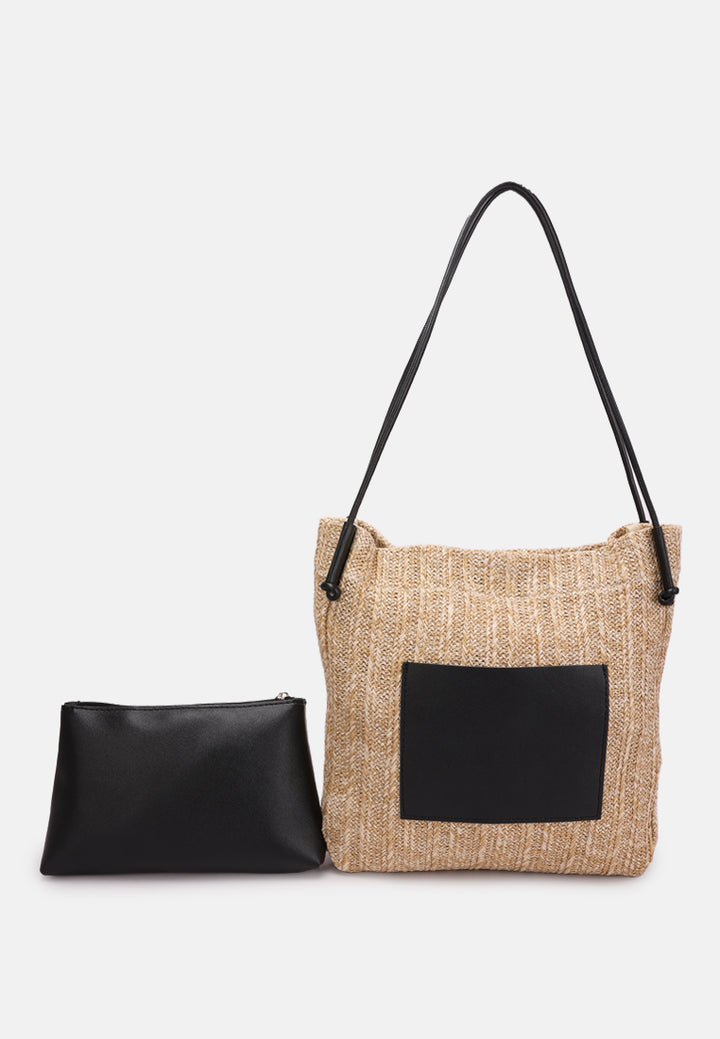 the boho tote bag by ruw#color_black