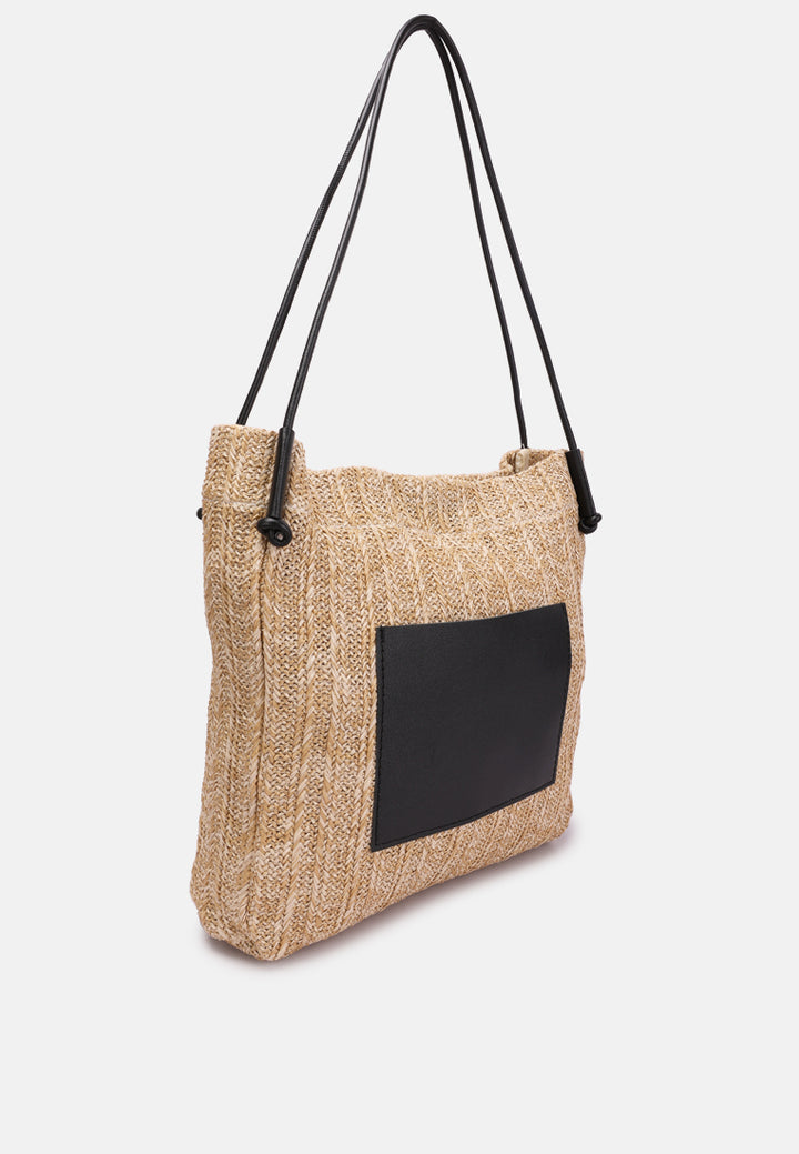 the boho tote bag by ruw#color_black