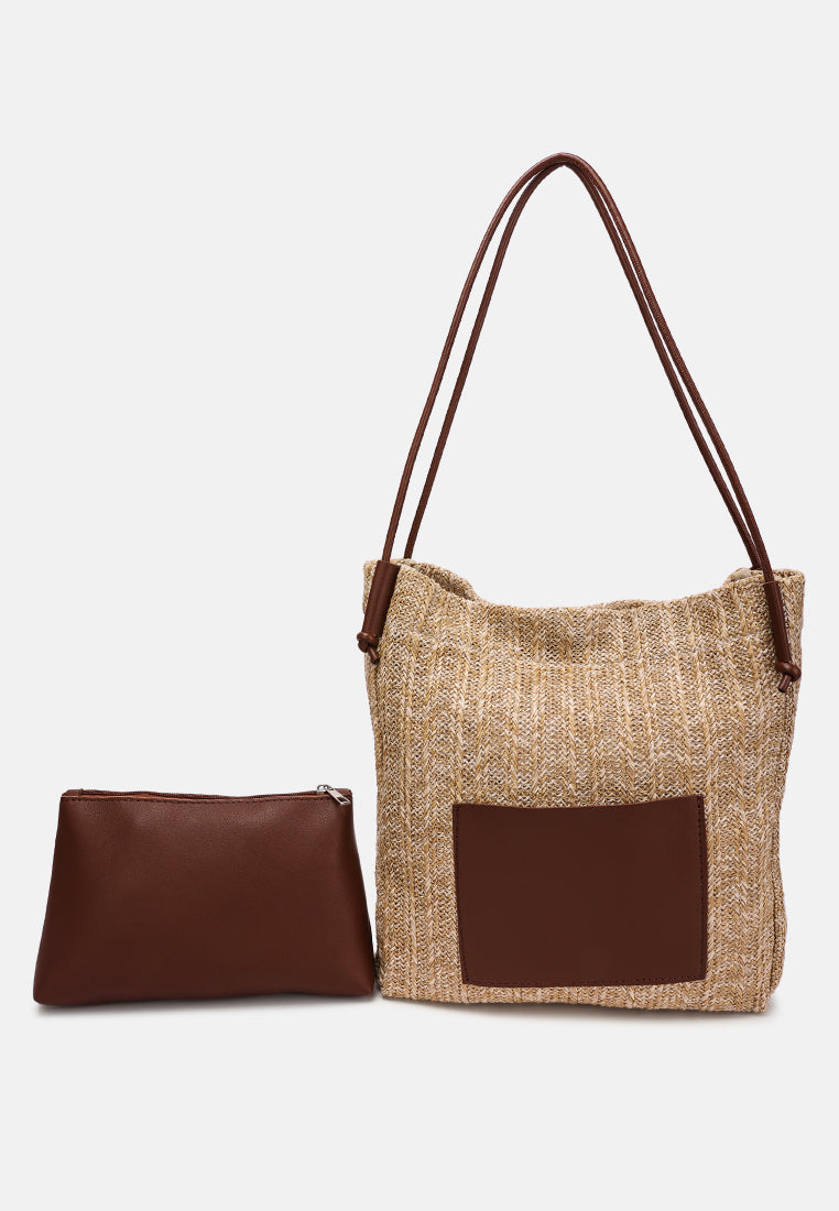 the boho tote bag by ruw#color_brown