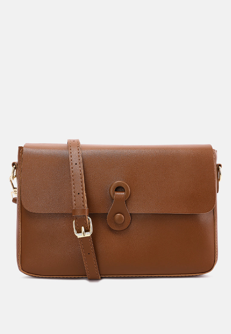 the unconventional flap bag by ruw#color_brown