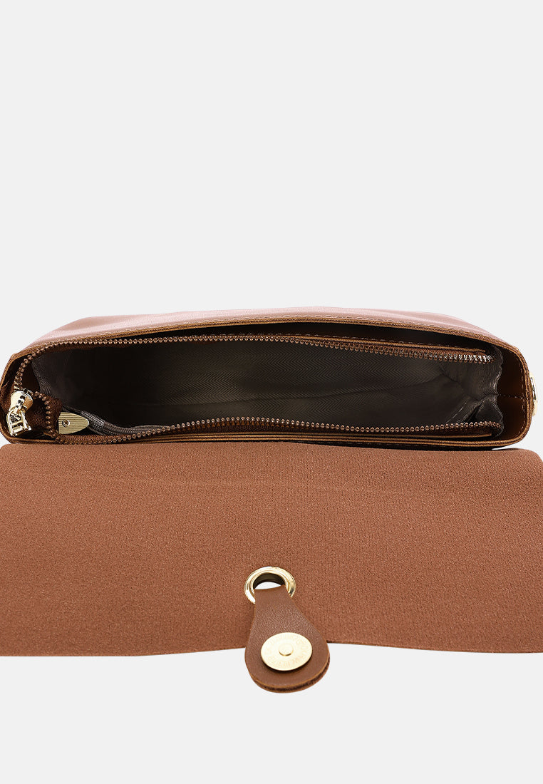 the unconventional flap bag by ruw#color_brown