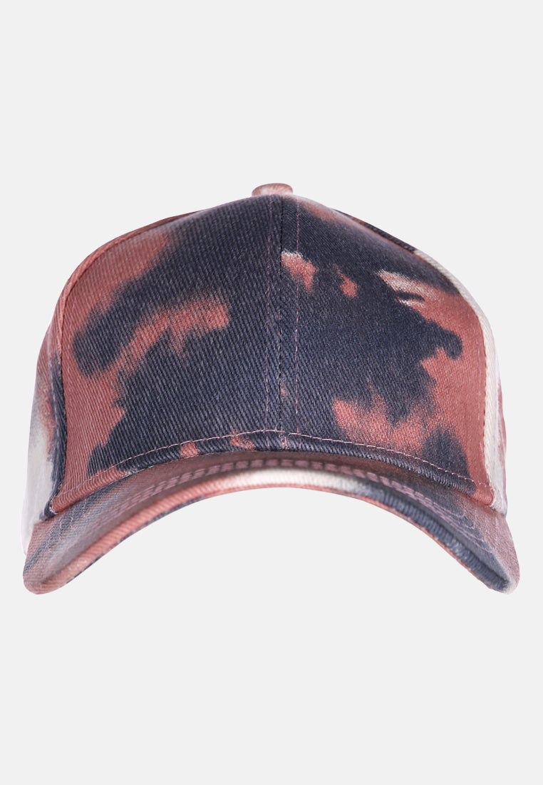 tie dye baseball cap#color_brown