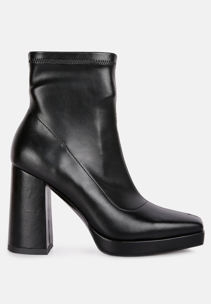 tintin square toe ankle heeled boots#color_black