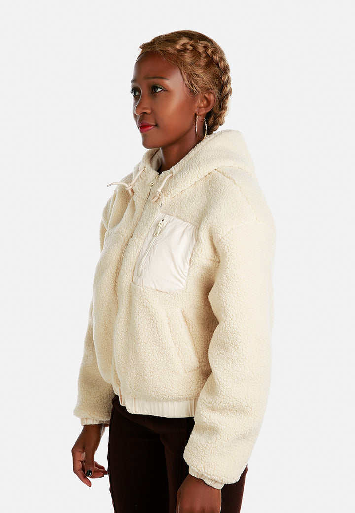 too-much-drama hoodie jacket by ruw#color_cream