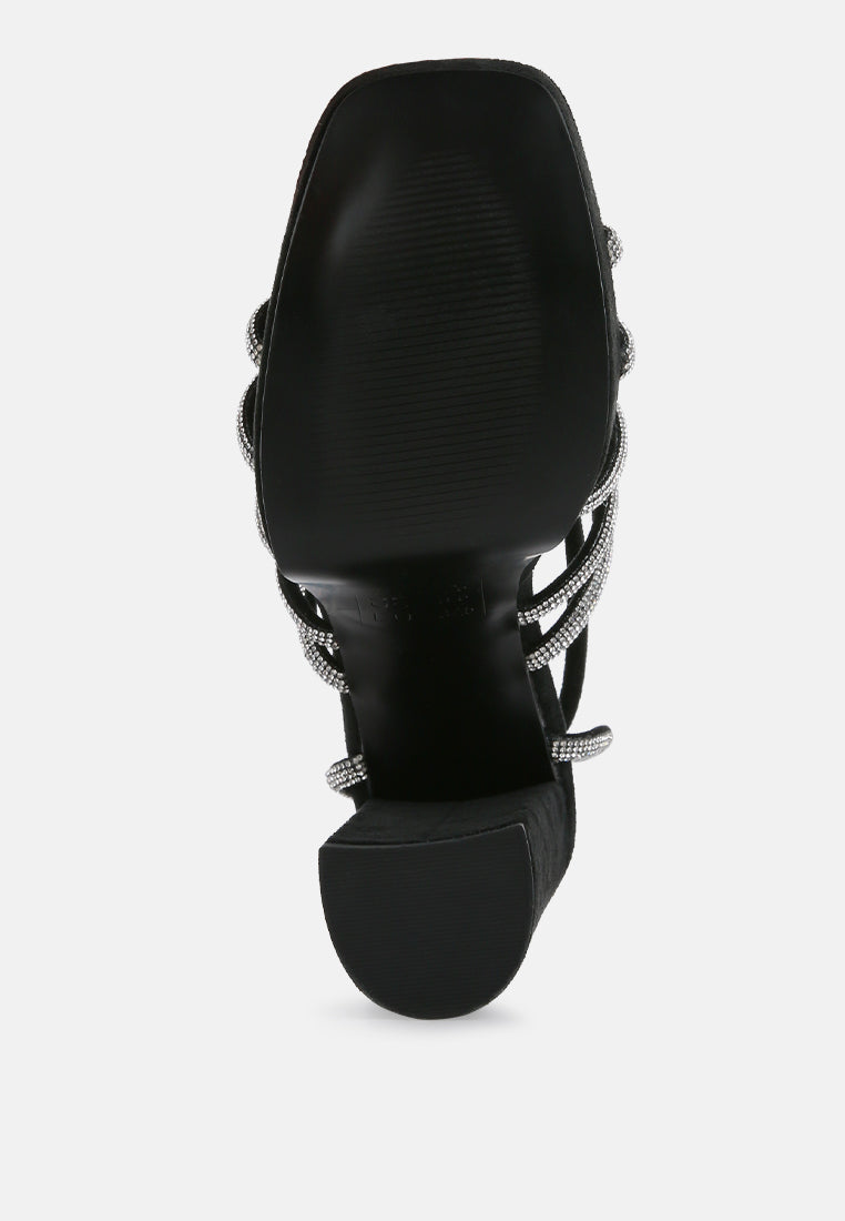 tricks high block heeled sandals#color_black