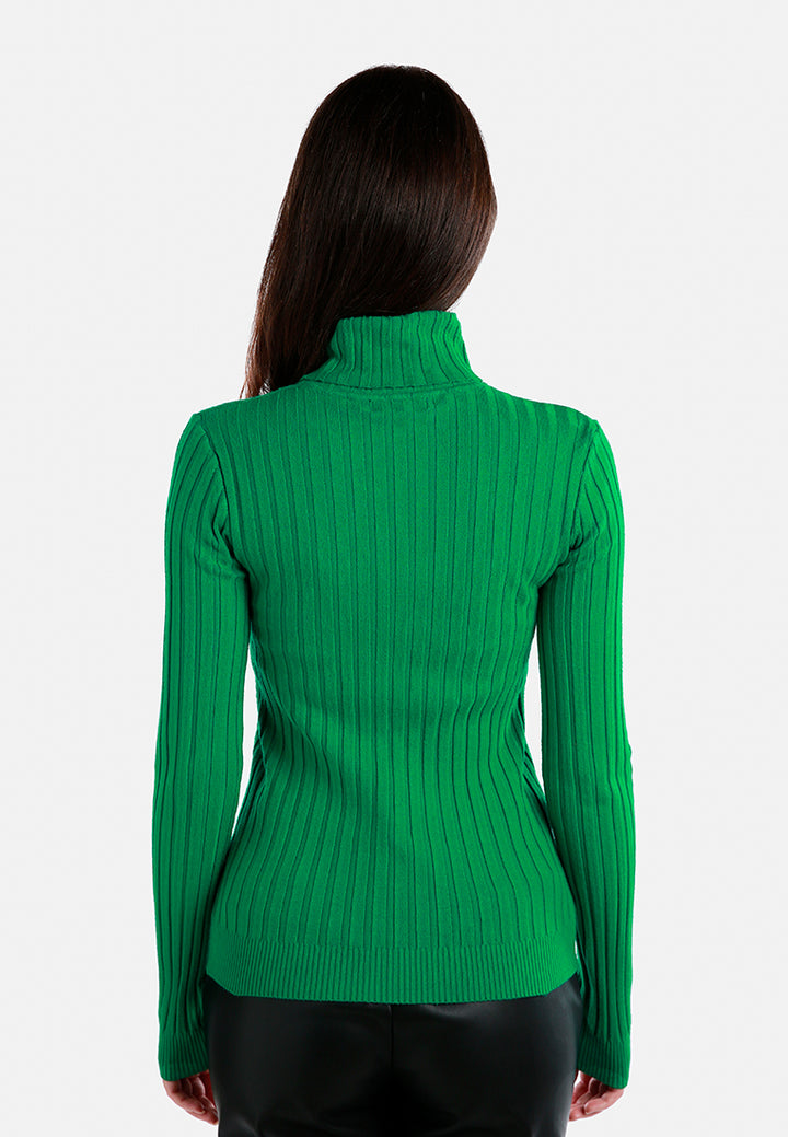 turtleneck sweater top#color_green
