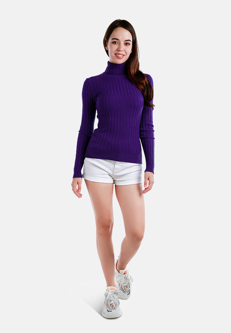 turtleneck sweater top#color_purple