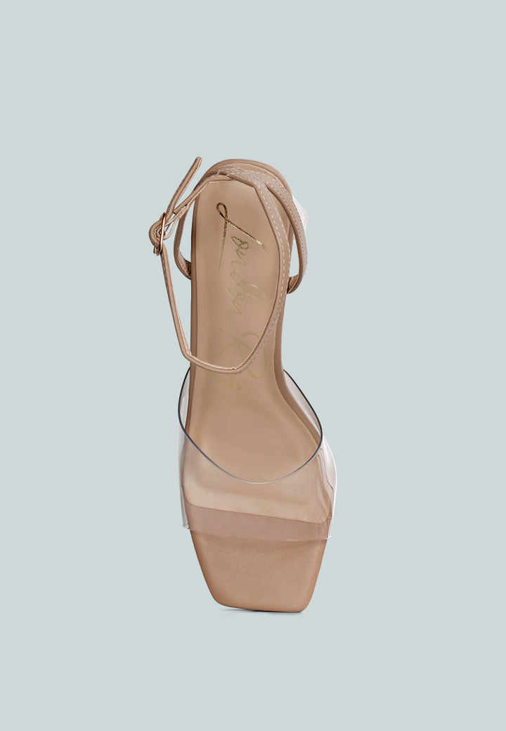 twinkle clear block heel sandal#color_camel