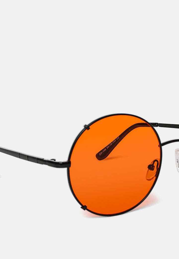uber cool tinted round sunglasses#color_orange
