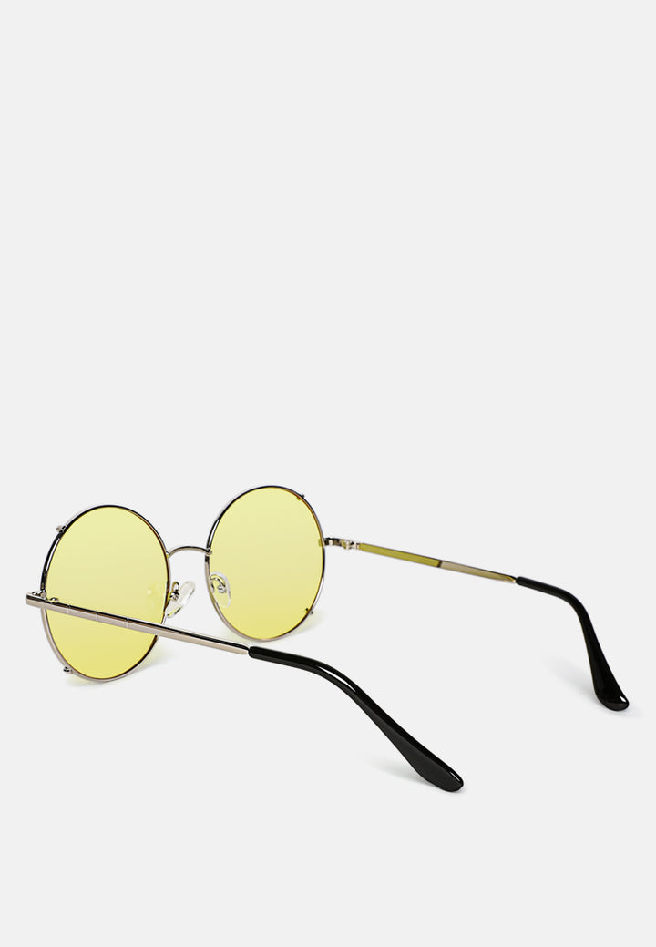 uber cool tinted round sunglasses#color_yellow