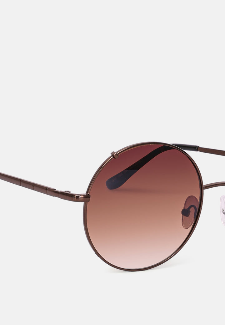 uber cool tinted round sunglasses#color_brown
