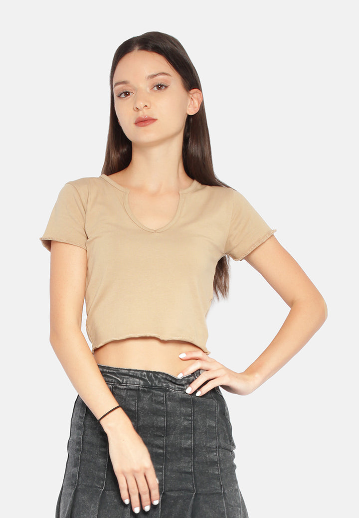 v neck rib knit top#color_taupe