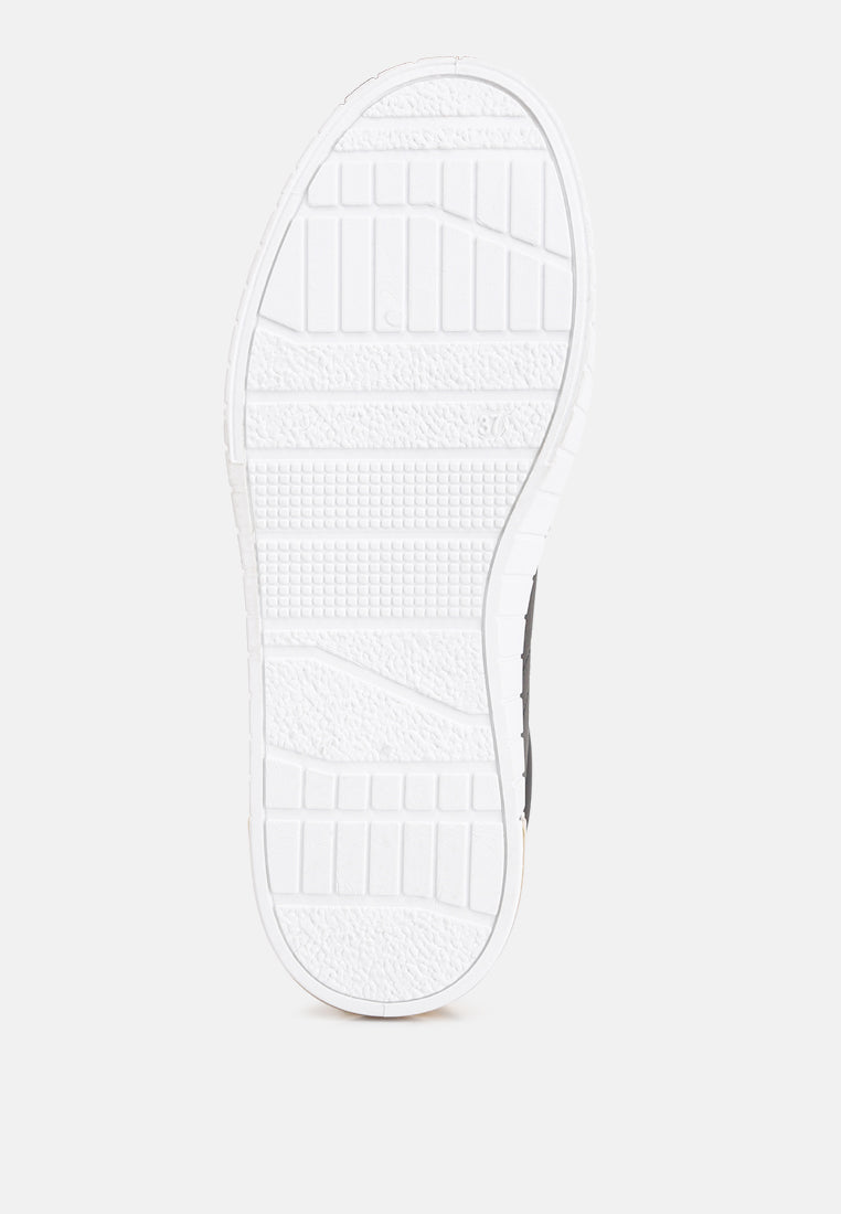 welsh panelling detail sneakers#color_black