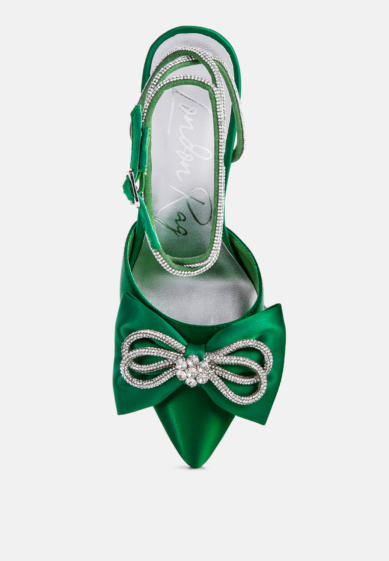Swarovski Crystal Emerald Green Bridal Mid Heel Luxury Custom Platform Peep  Toe Leather Pump - Etsy | Crystal shoes, Emerald green shoes, Heels