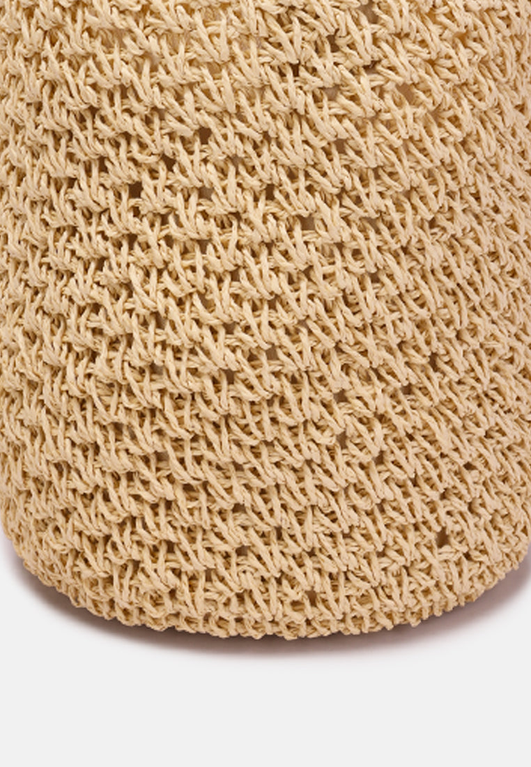 woven straw satchel bag#color_beige