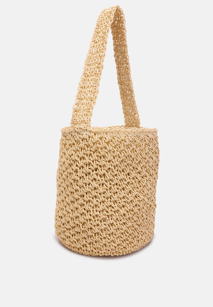 woven straw satchel bag#color_beige