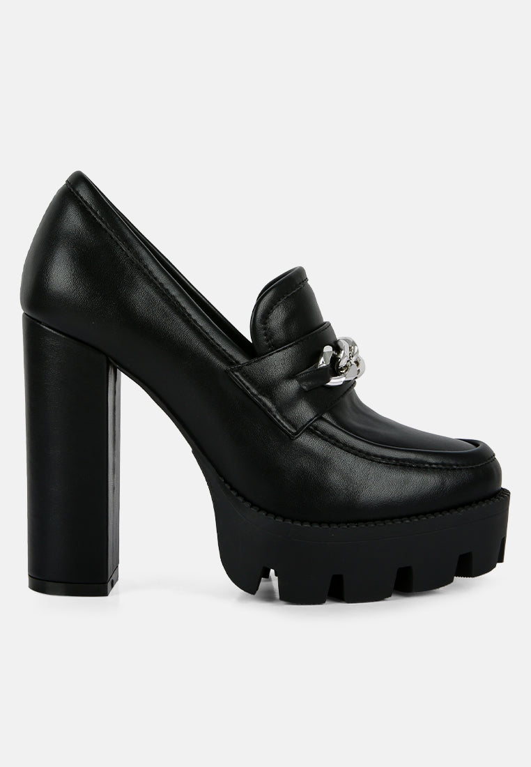 Black Heeled Loafer (3121339) | Truworths