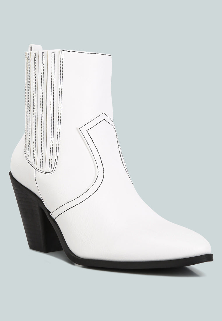 yale high ankle cowboy boots#color_white