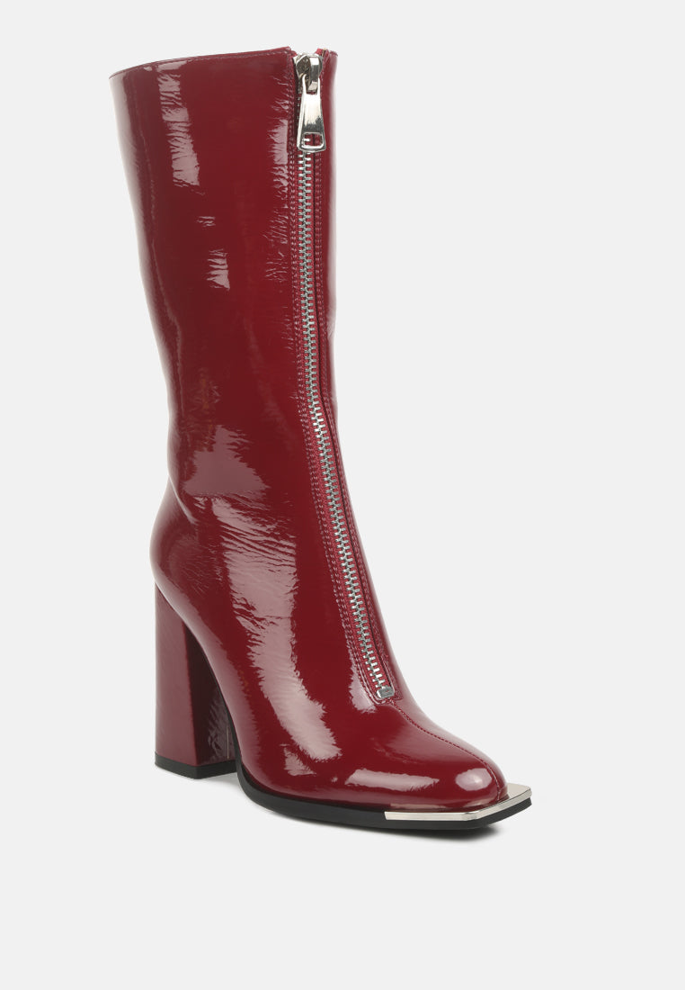 year round high heeled calf boots#color_burgundy