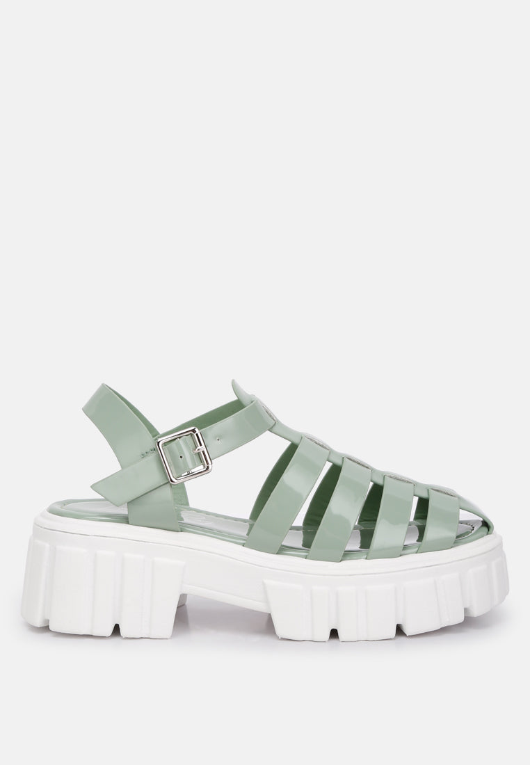 zurie chunky gladiator sandals#color_sage-green