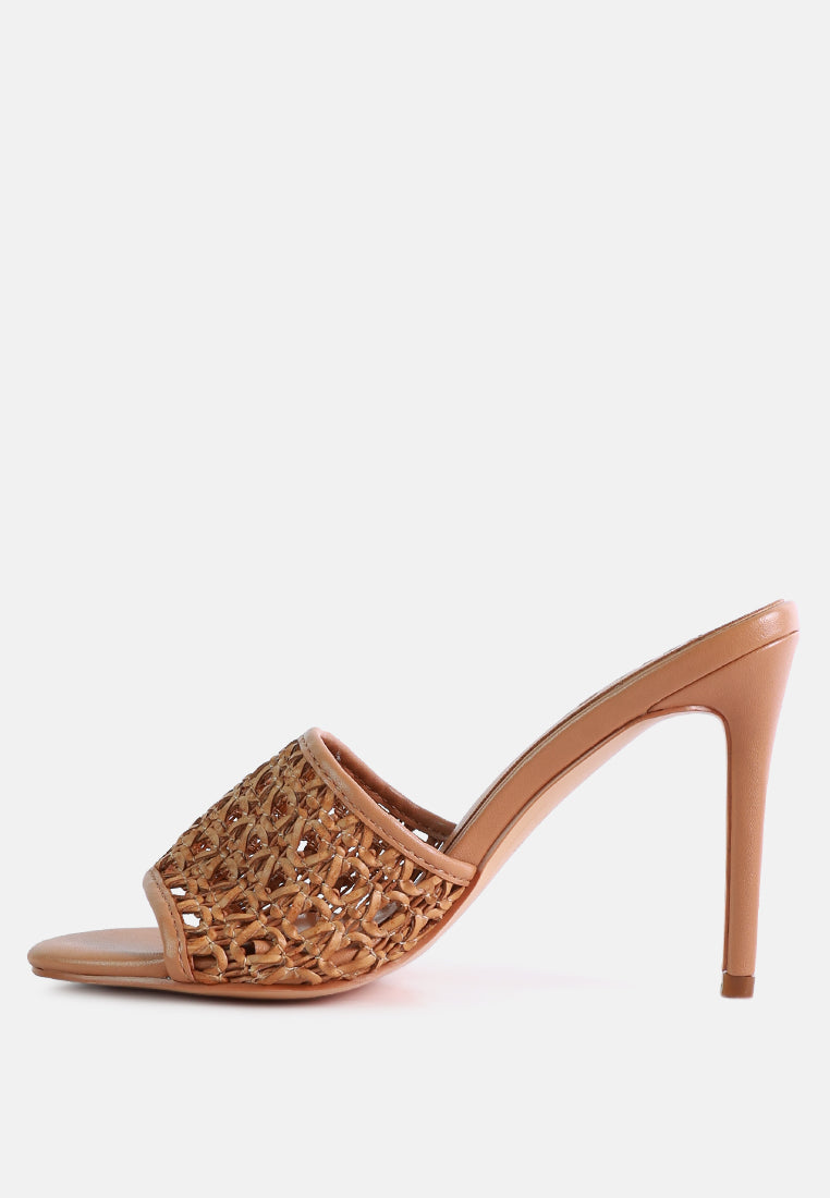 tease woven heeled slides#color_mocca