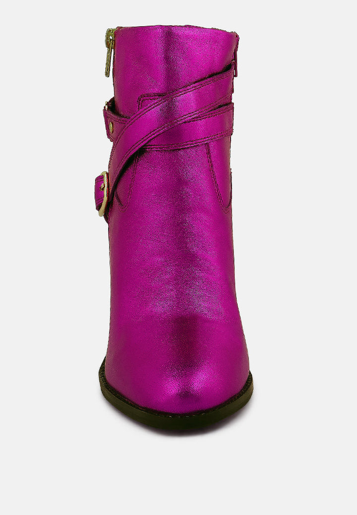 cat-track leather ankle boots#color_fuchsia