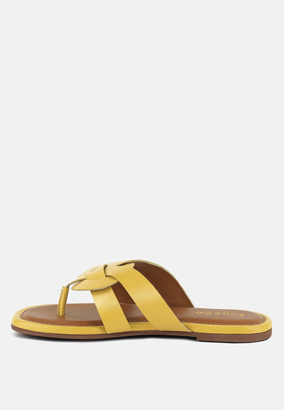angeles flat slip ons#color_yellow