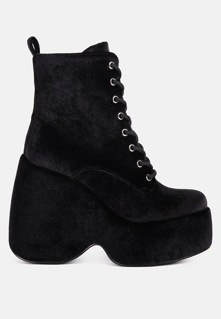 ashcan high platform velvet ankle boots by ruw#color_black