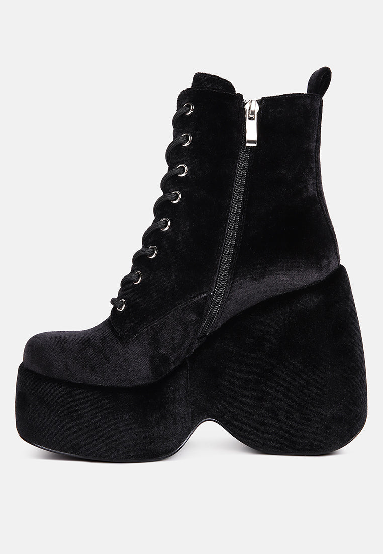 ashcan high platform velvet ankle boots#color_black