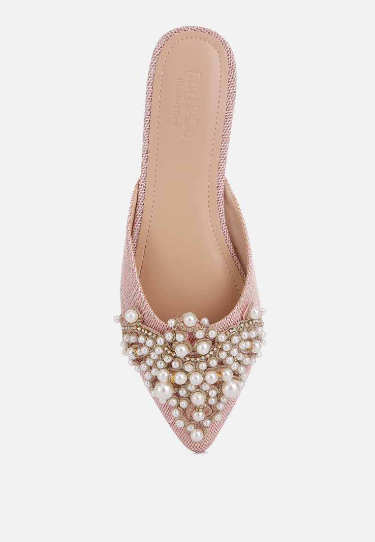 astre pearl embellished shimmer mules#color_blush