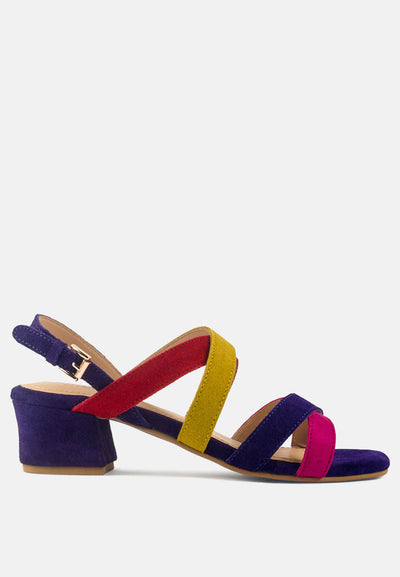 astrid mid heeled block leather sandal#color_multi