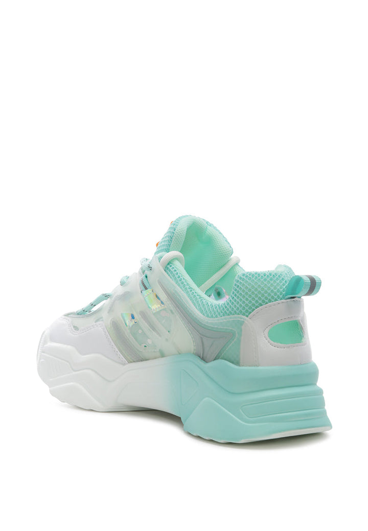 pebby ice chunky sneakers#color_blue