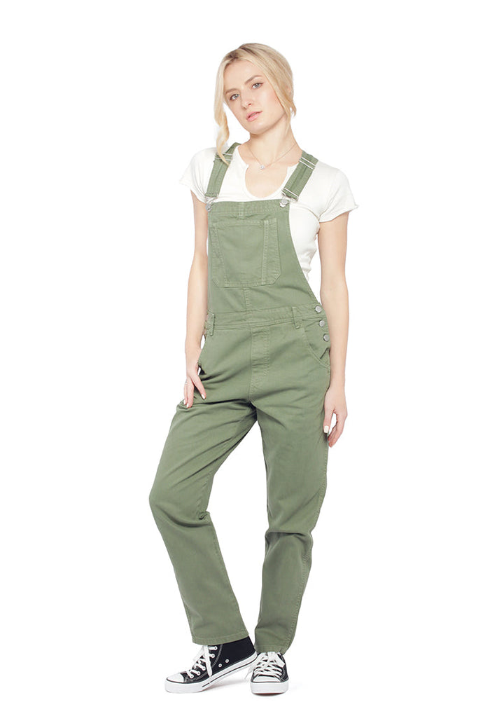 mom fit dungaree#color_army-green