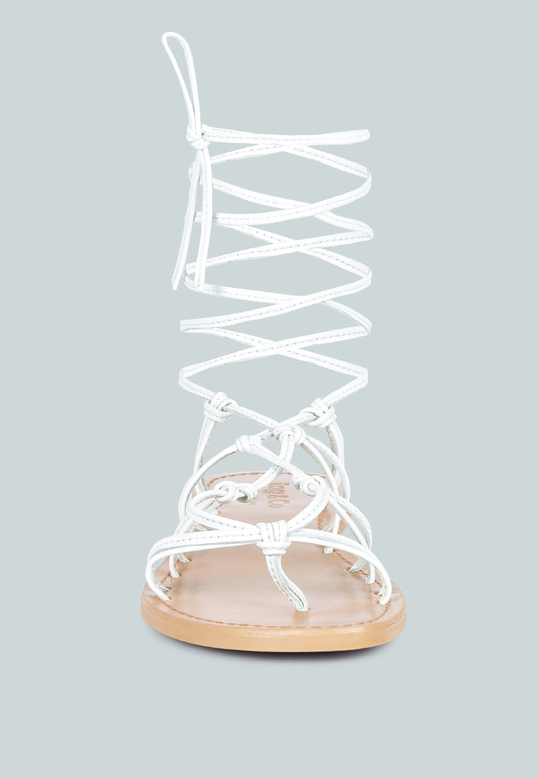 baxea handcrafted tie up string flats by ruw#color_white