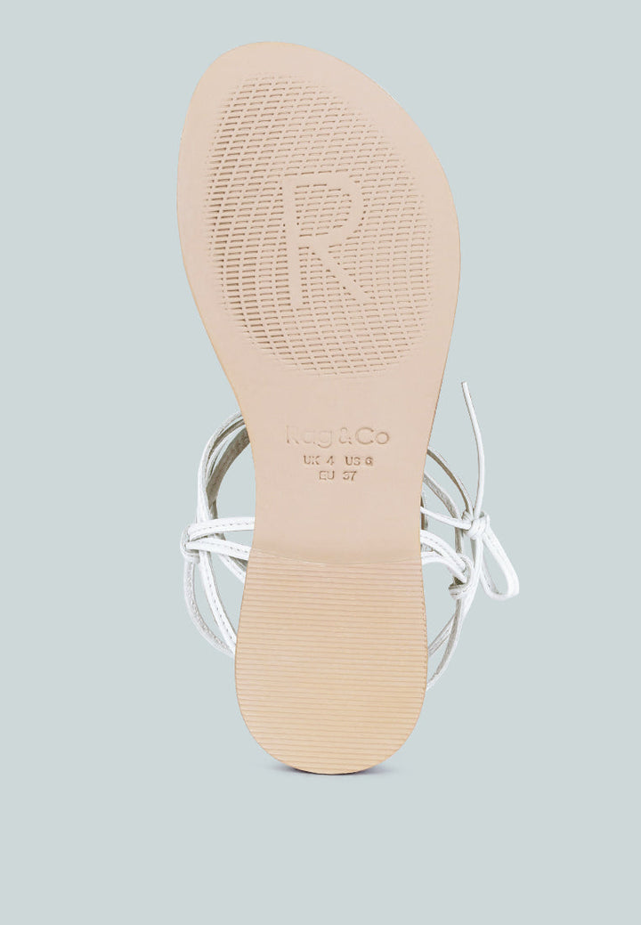 baxea handcrafted tie up string flats by ruw#color_white