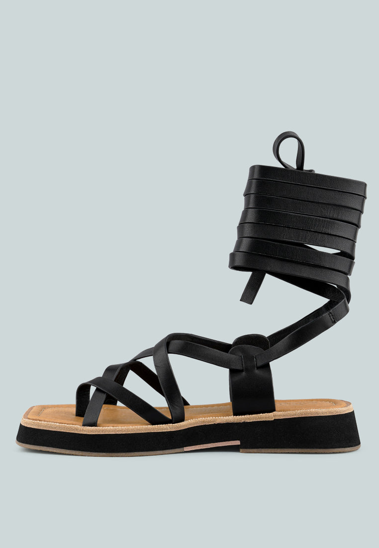 bledel lace up square toe gladiator sandals#color_black