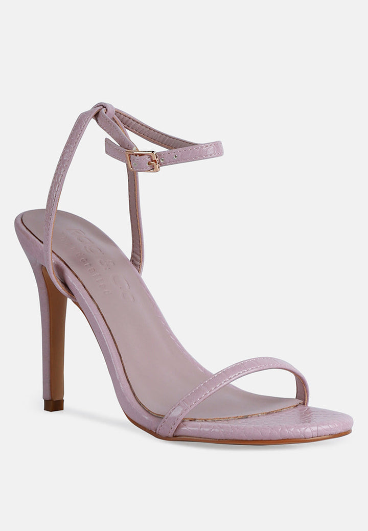 blondes croc high heeled sandal by ruw#color_pink