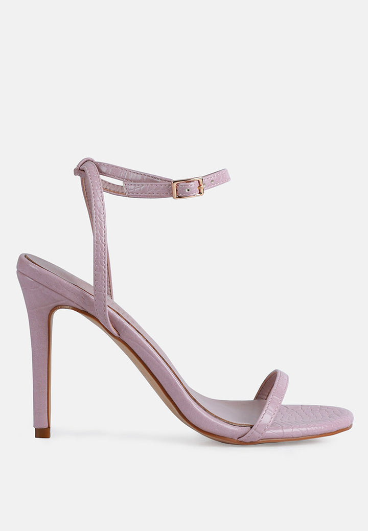 blondes croc high heeled sandal#color_pink