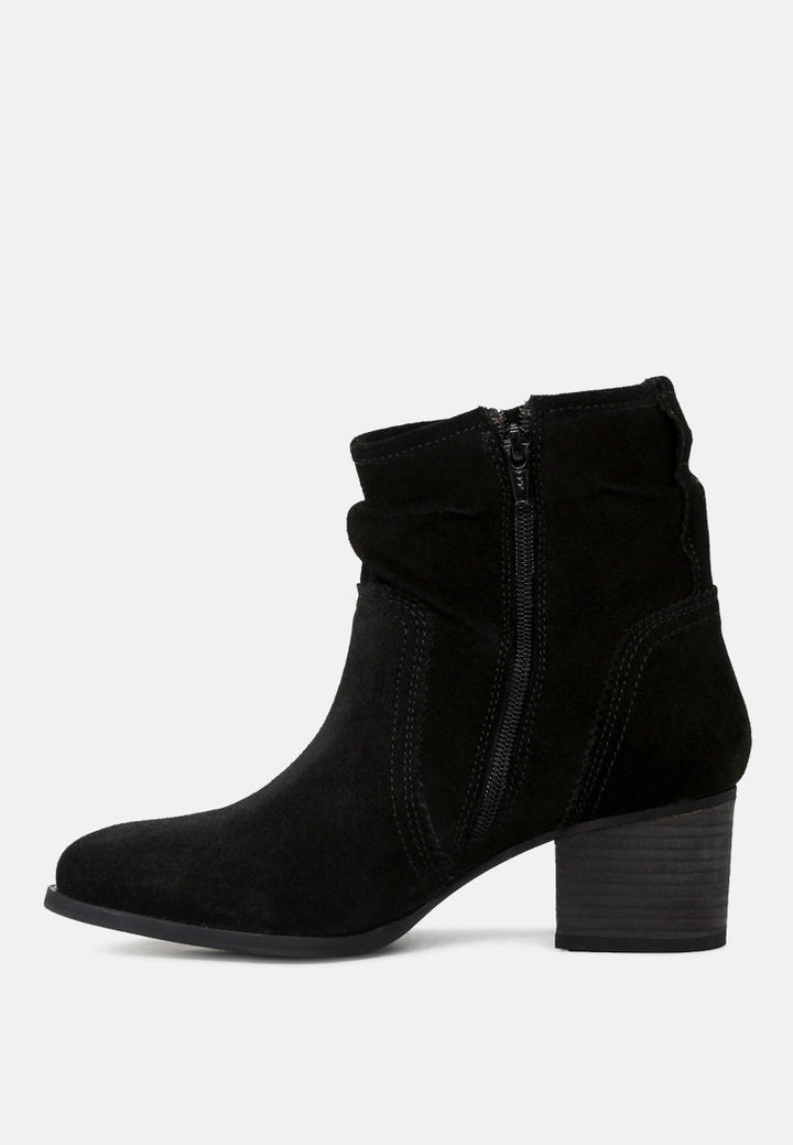 bowie stacked heel leather boots#color_black