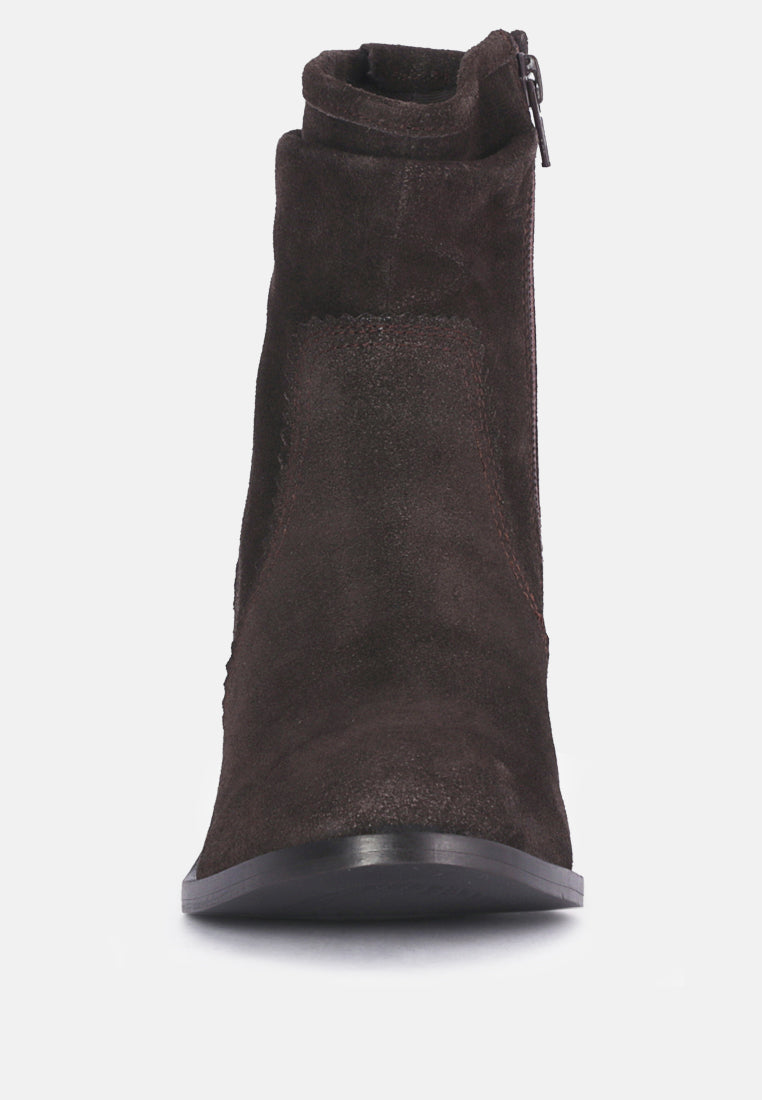bowie stacked heel leather boots#color_dark-brown