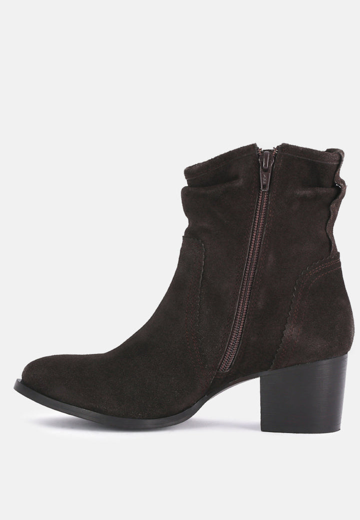 bowie stacked heel leather boots by ruw#color_dark-brown