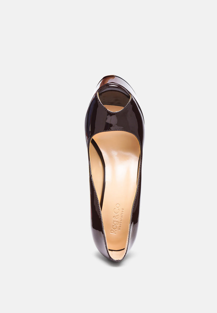 brielle peep toe stiletto sandals by ruw#color_espresso
