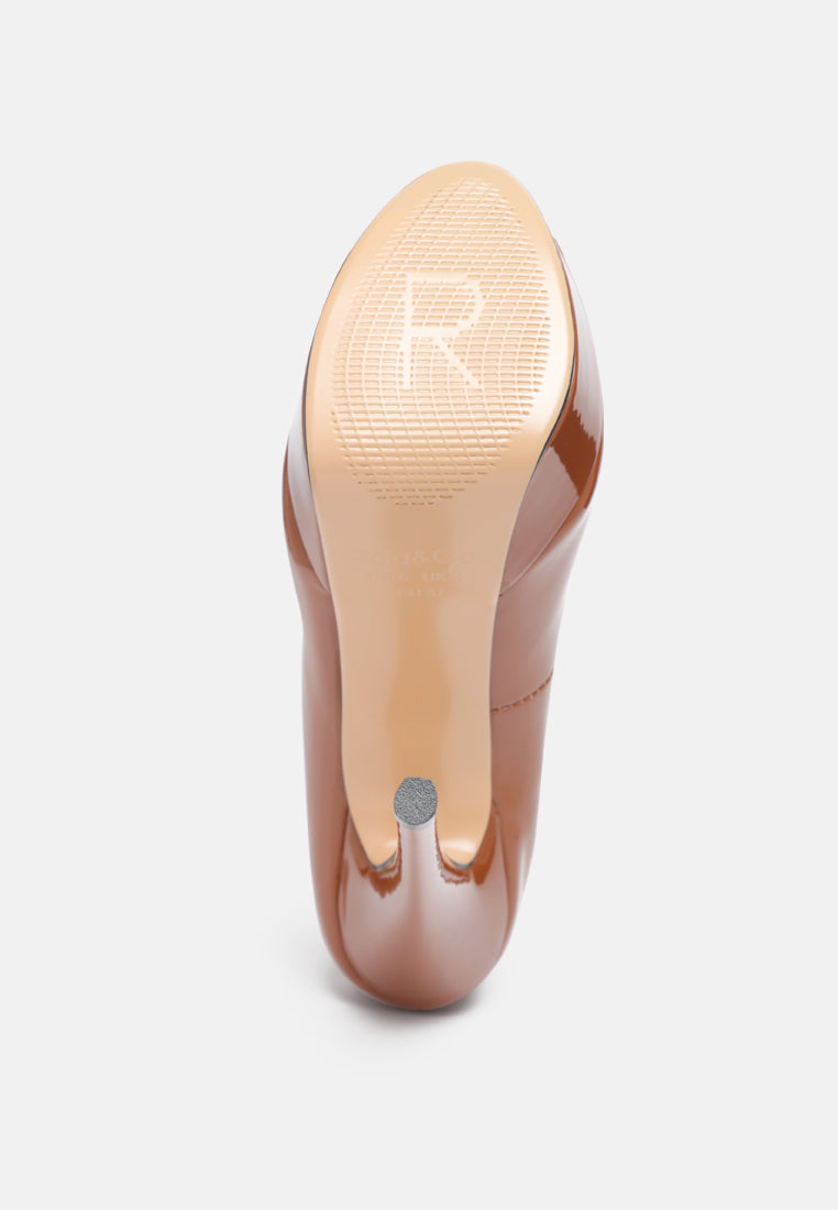 brielle peep toe stiletto sandals by ruw#color_mocca