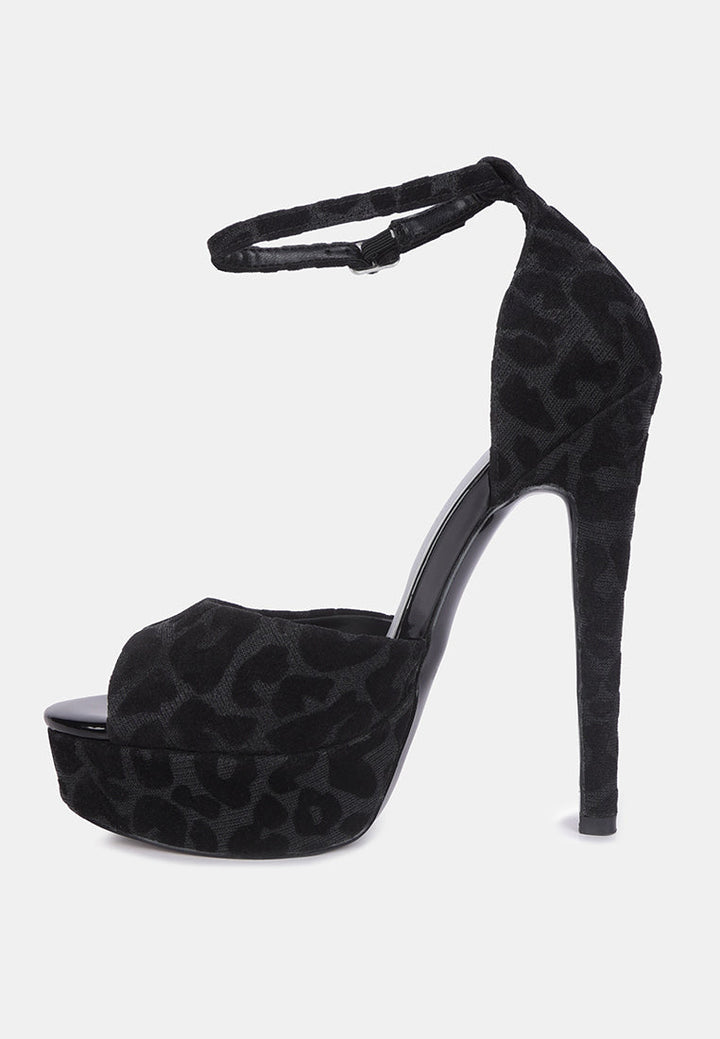 brigitte leopard print peep toe stiletto sandal#color_black