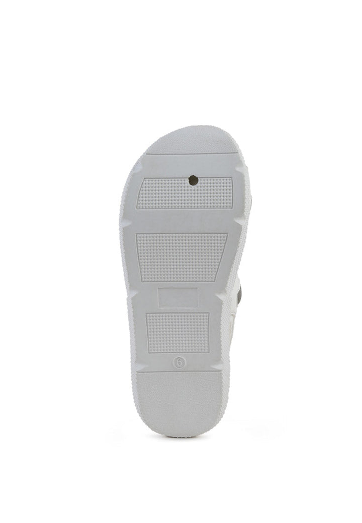 cerys double strap metal studded sandals#color_white