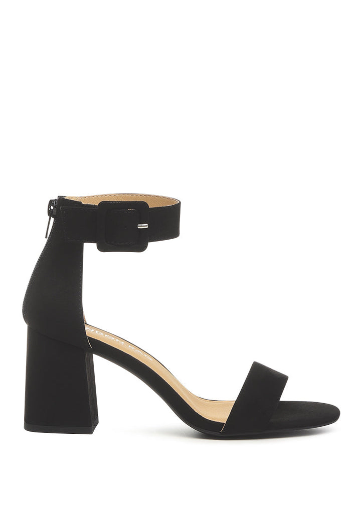 terang mint  single strap block heel sandals#color_black