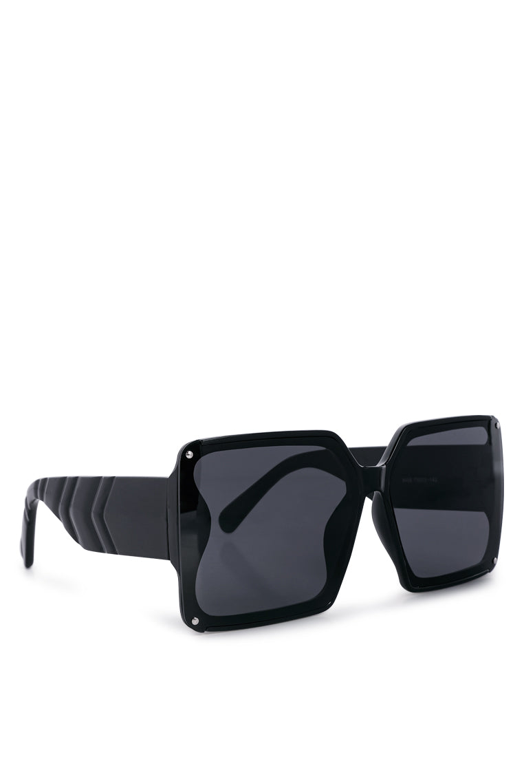 bold square sunglasses#color_black