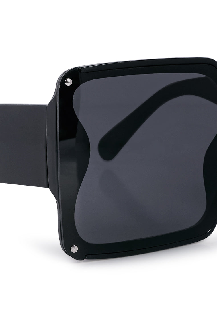 bold square sunglasses#color_black